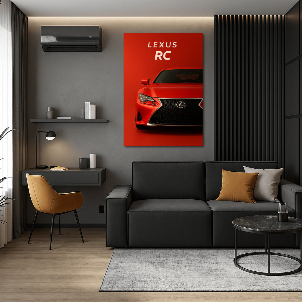 Lexus RC: Dynamics and Style on Your Walls