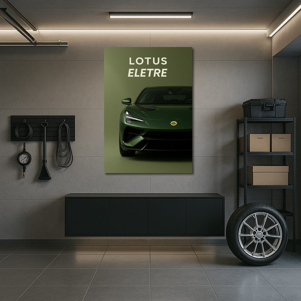 Elegance and Power: Lotus Eletre on Canvas