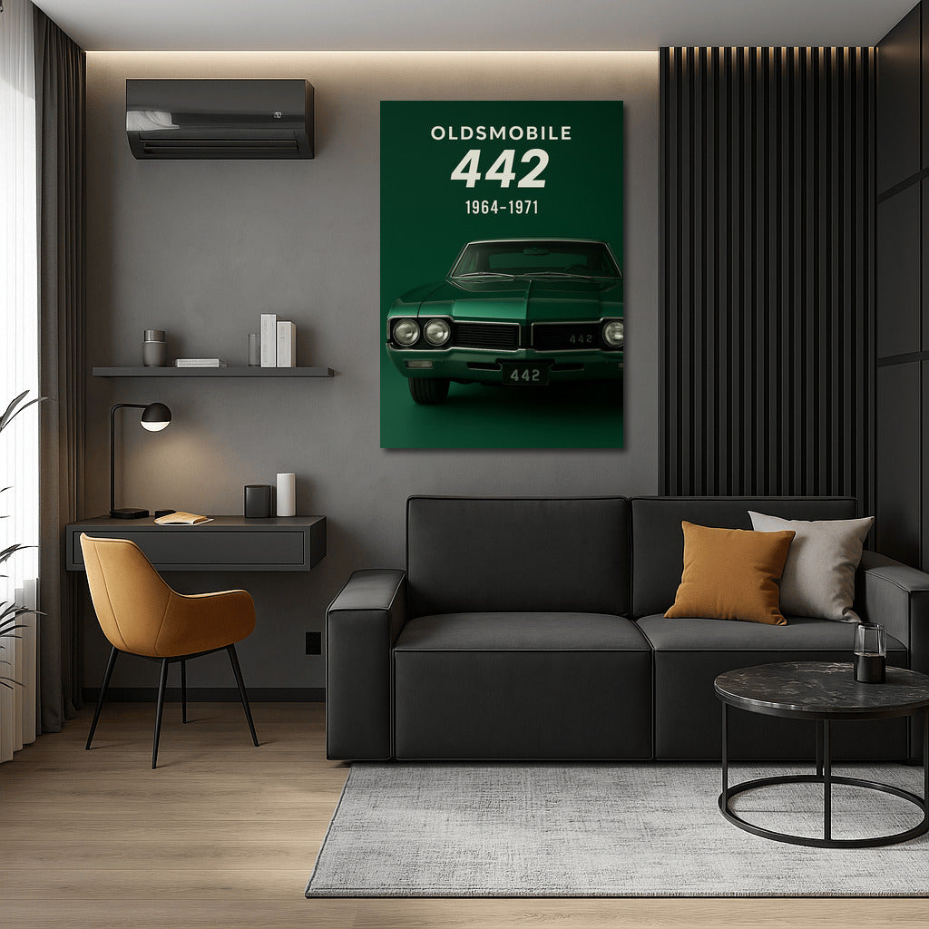 The Legendary Oldsmobile 442: Retro Charm in Graphics