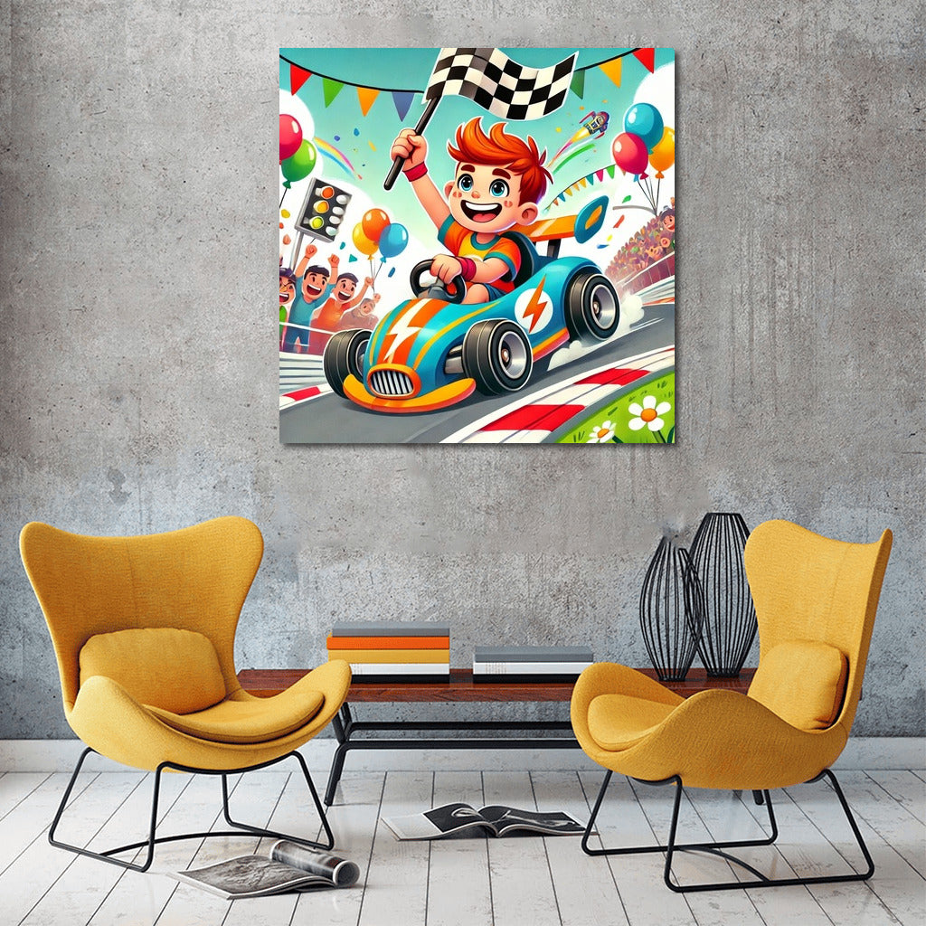 Little Karting Champion: Energy and Joy for the Kids Room