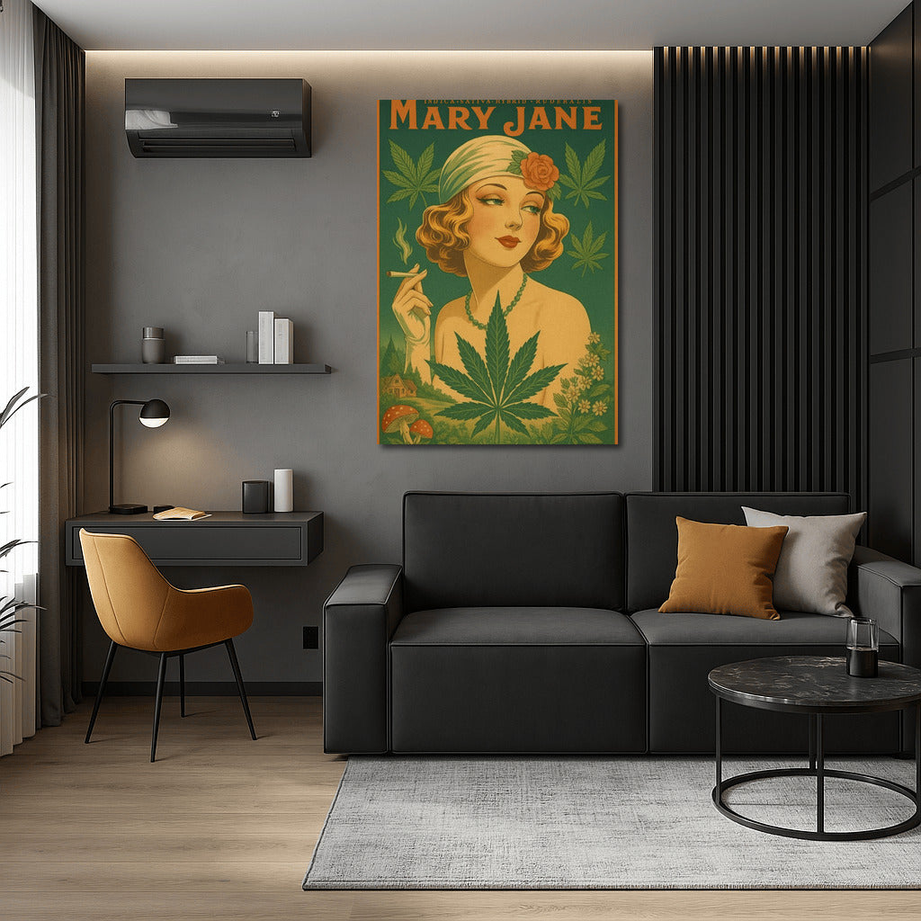 Retro Elegy Mary Jane: The Art of Cannabis