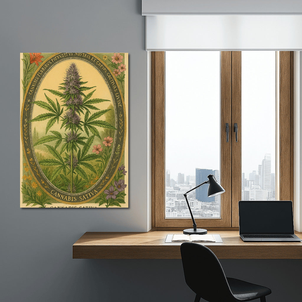 Elegant Oval: Cannabis Sativa for Nature and Style Lovers