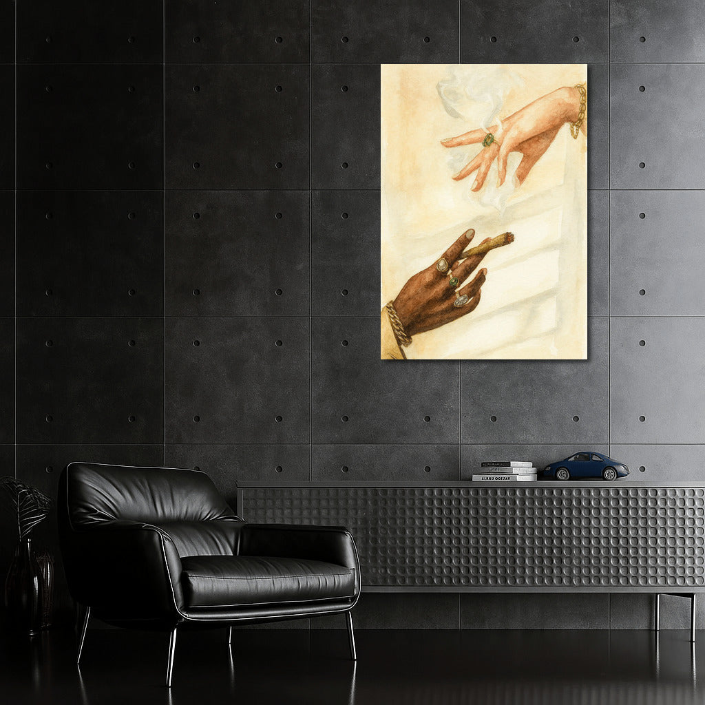 Dance of the Smoky Clouds: Graceful Hands and Cannabis