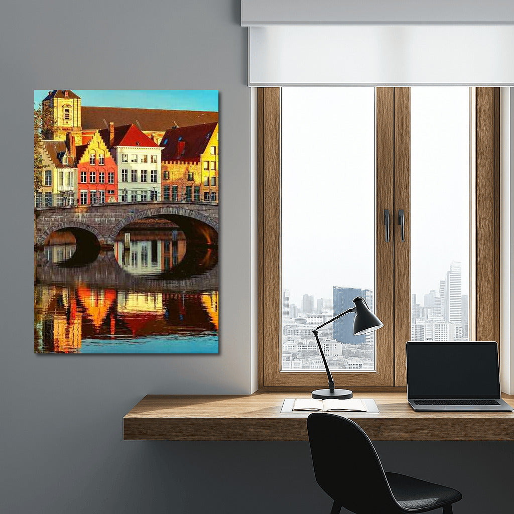Vibrant Facades of Belgium: Tranquility and Charm