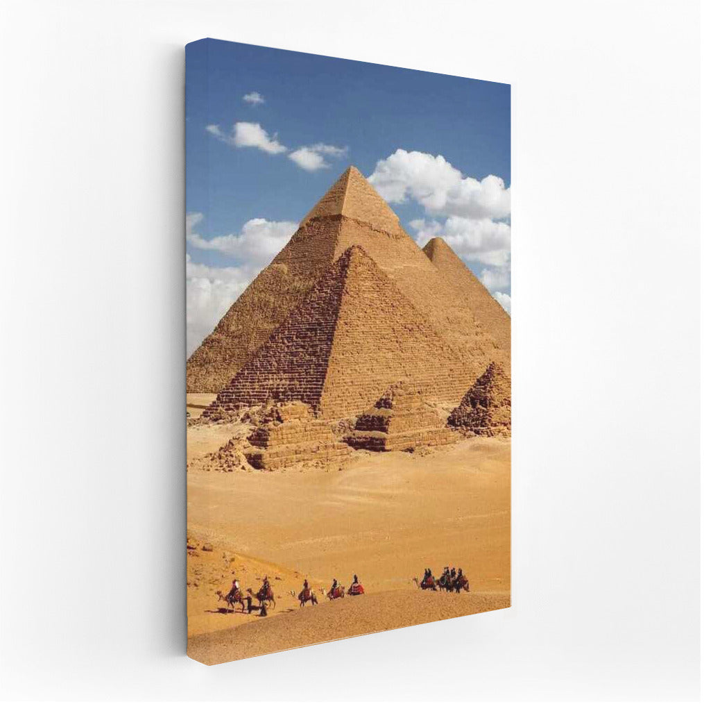The Grandeur of the Egyptian Pyramids: A Camel Journey