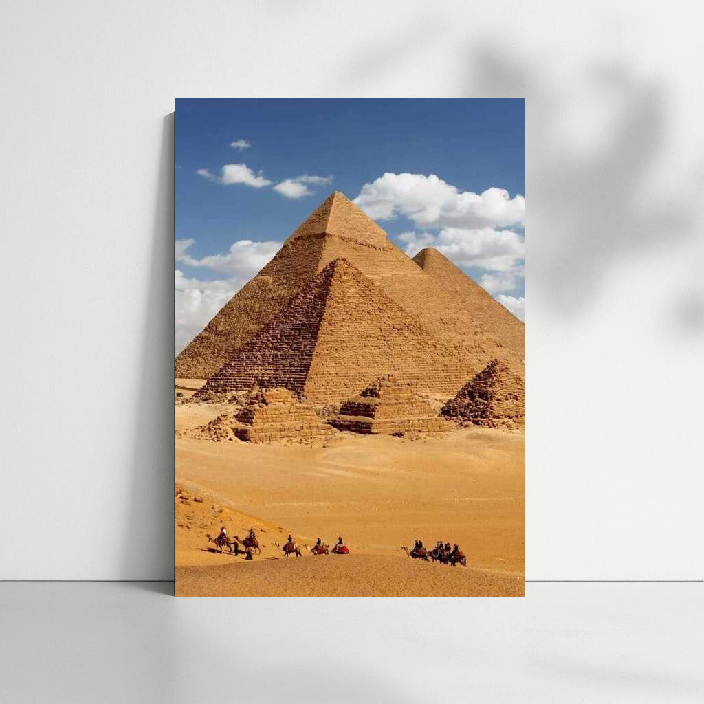 The Grandeur of the Egyptian Pyramids: A Camel Journey