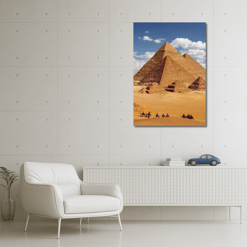 The Grandeur of the Egyptian Pyramids: A Camel Journey