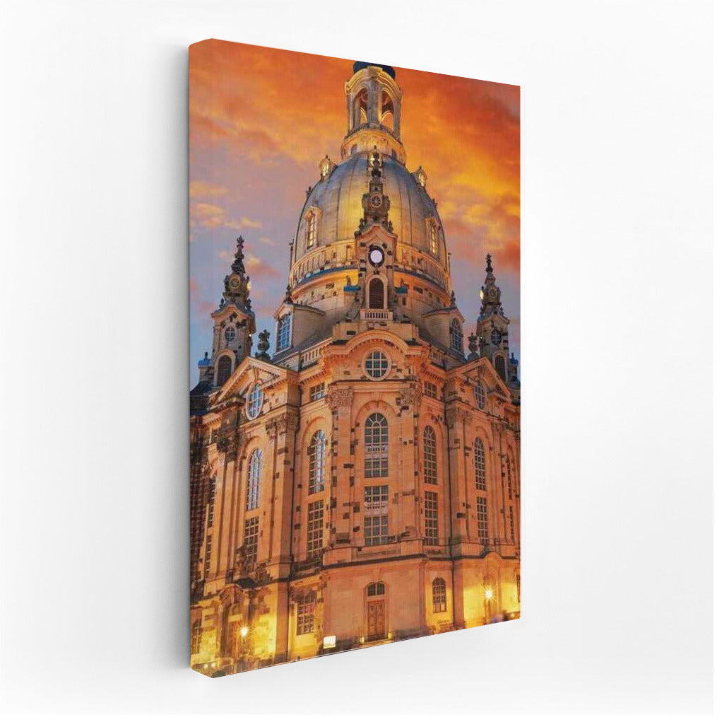 Sunset over German Architecture: Comfort and History