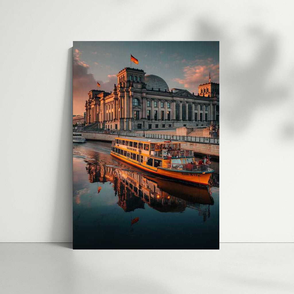 Sunset over the Rhine: Germany's Architectural Splendor