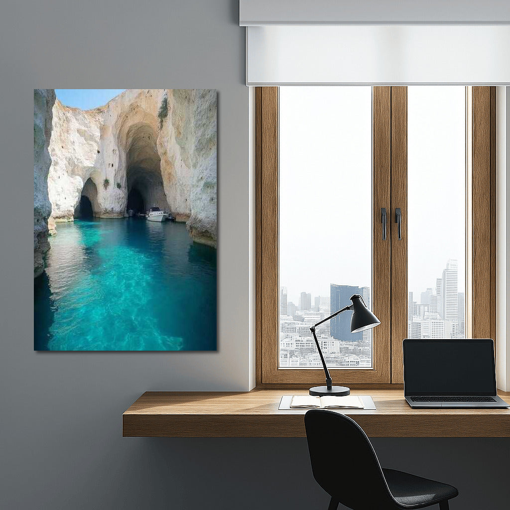 Turquoise Greece: Rocks and Waters
