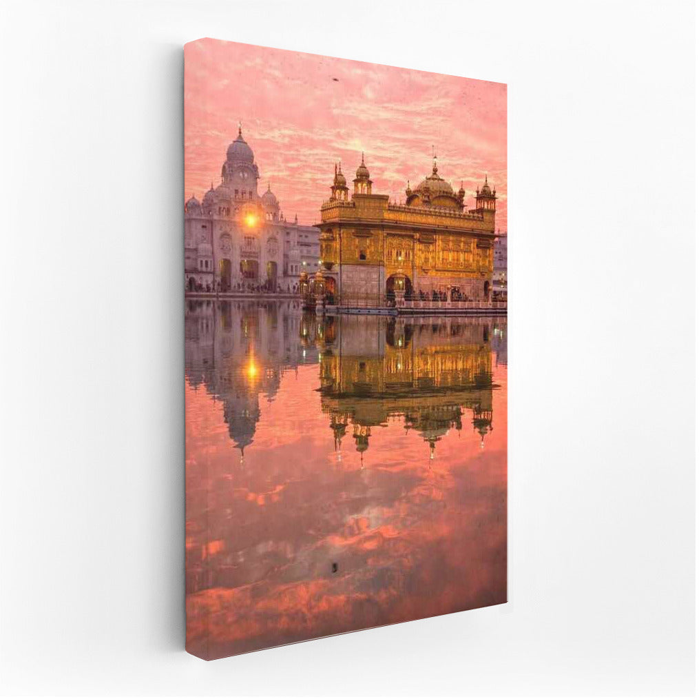 India's Golden Dawn: Temples and Water in Harmony