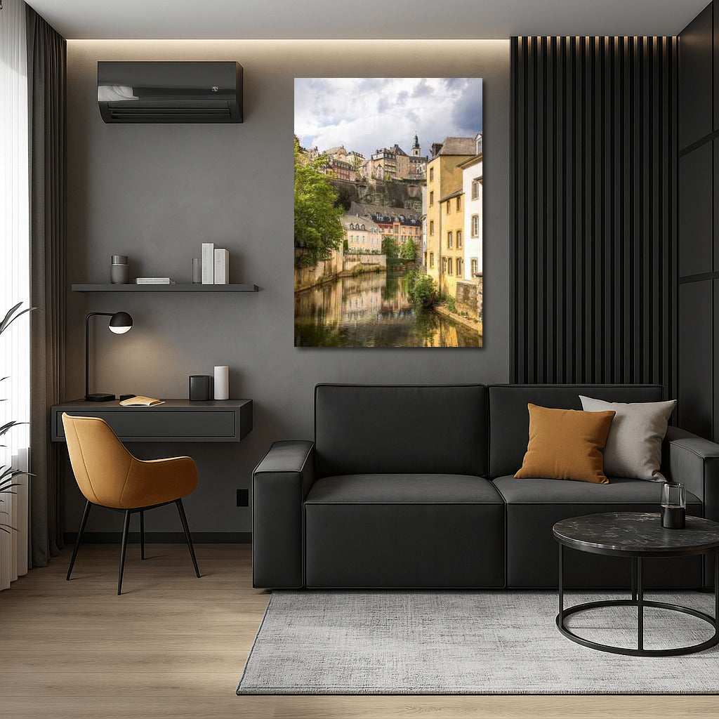 Luxembourg's Fairytale Shores: Picturesque Houses by the River