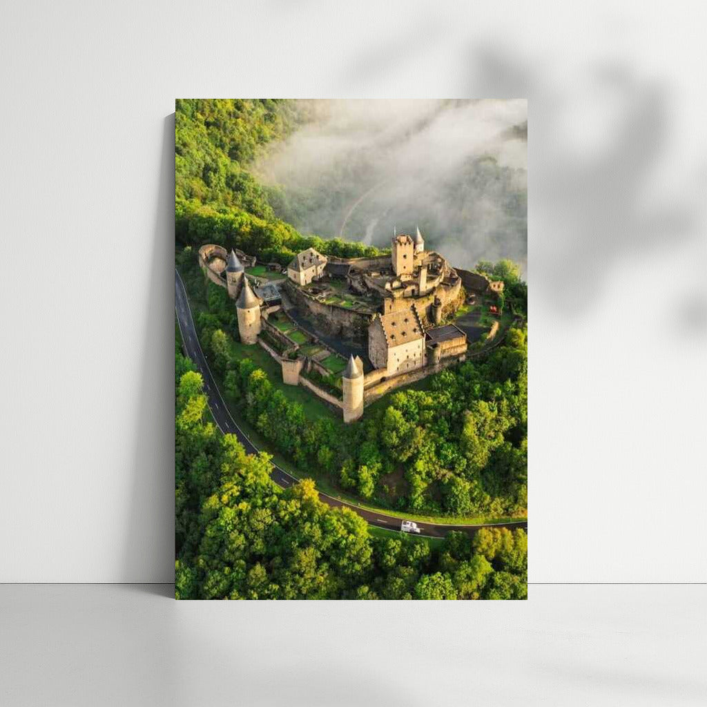 Luxembourg Castle in the Clouds: Nature and Antiquity