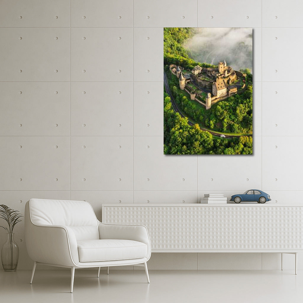 Luxembourg Castle in the Clouds: Nature and Antiquity