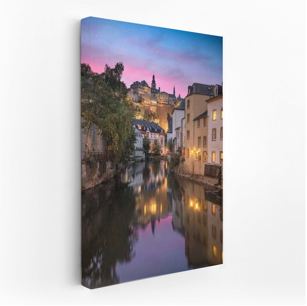 Luxembourg's Fabulous Sunset: Evening Symphony by the River