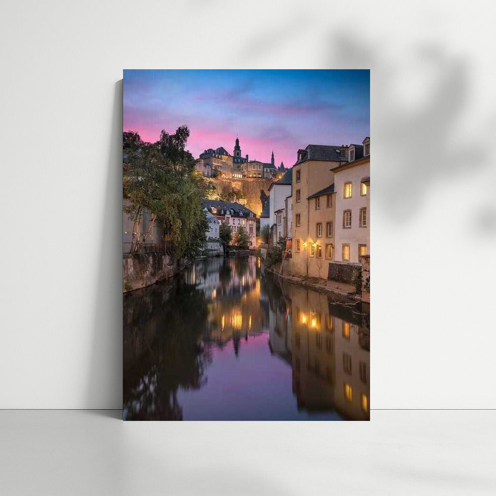 Luxembourg's Fabulous Sunset: Evening Symphony by the River