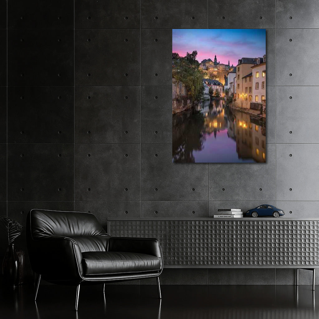 Luxembourg's Fabulous Sunset: Evening Symphony by the River