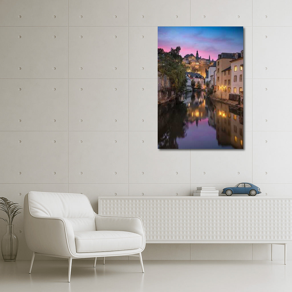 Luxembourg's Fabulous Sunset: Evening Symphony by the River