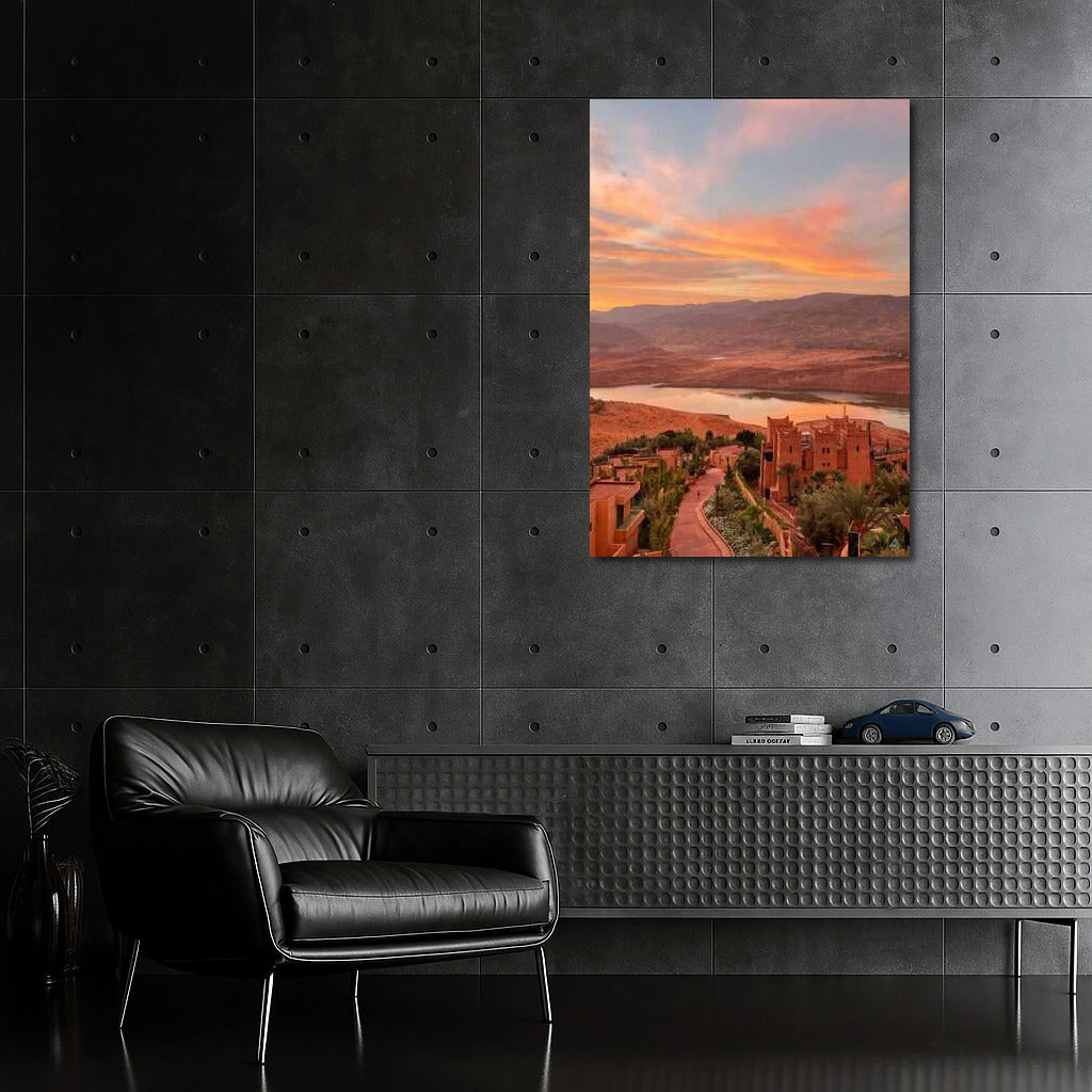 Sunset Charm of Morocco: Warm Hues and Mysterious Landscapes