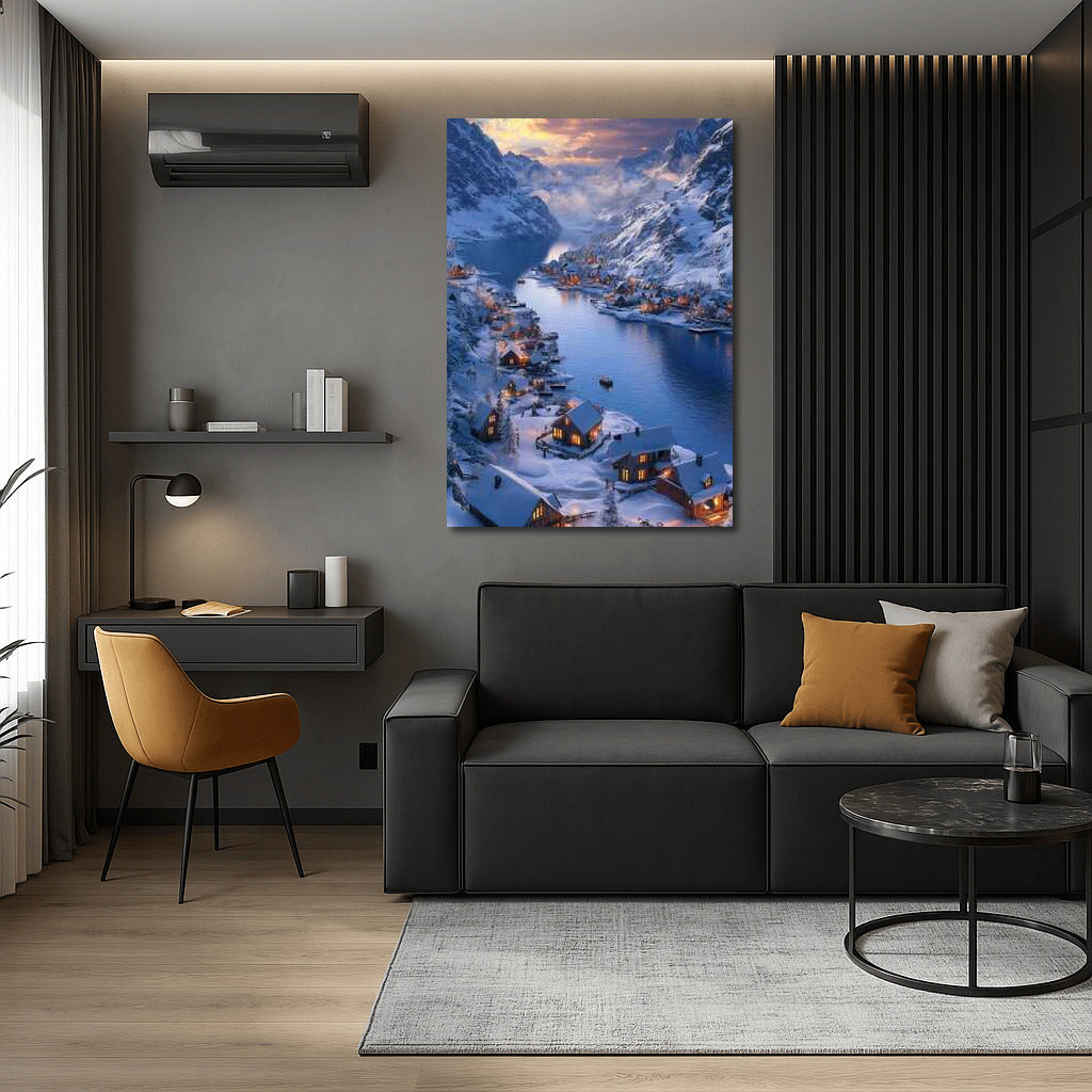 Winter Idyll of Norway: Coziness and Tranquility