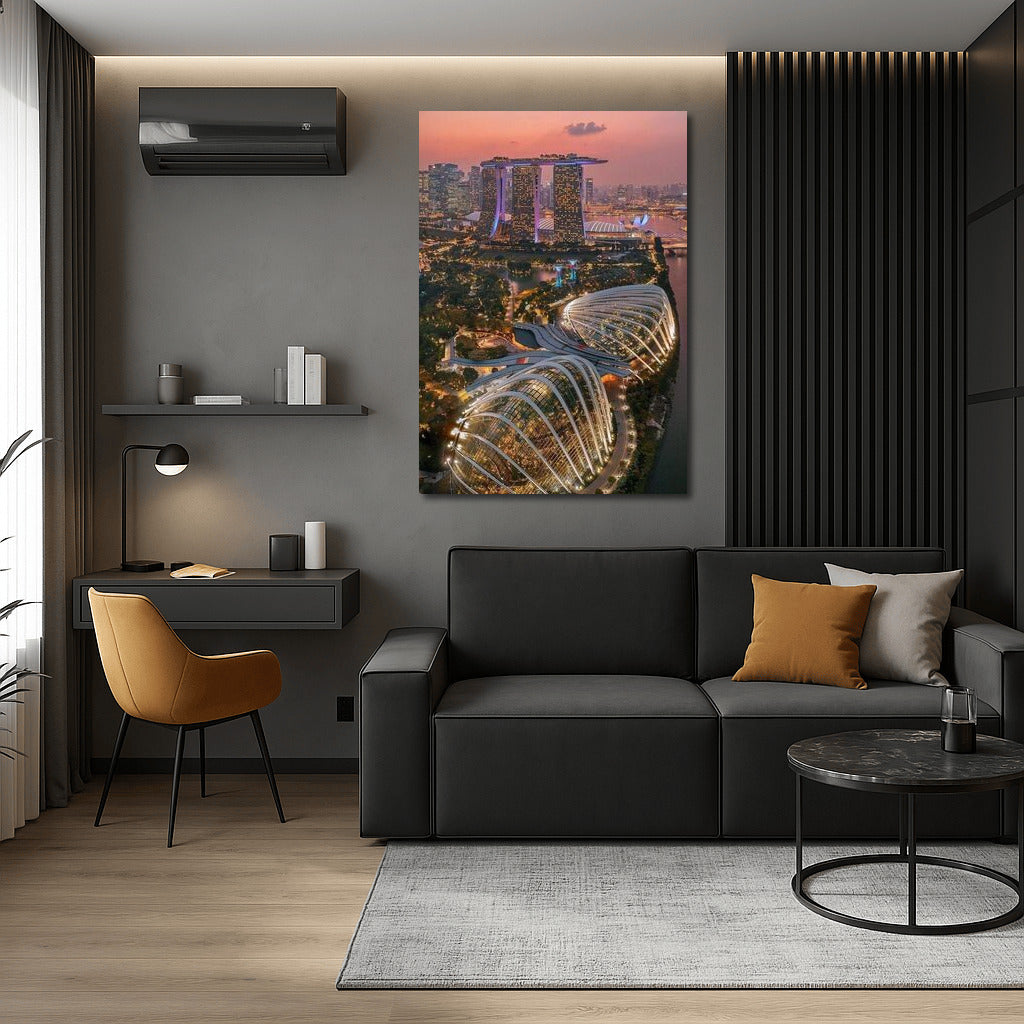 Singapore Evening: The Modern City Wonder