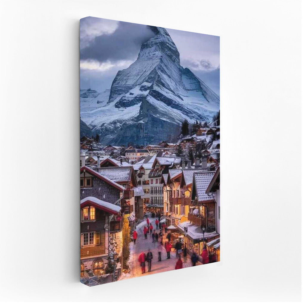 Swiss Village at the Foot of the Matterhorn: The Charm of the Country of the Alps
