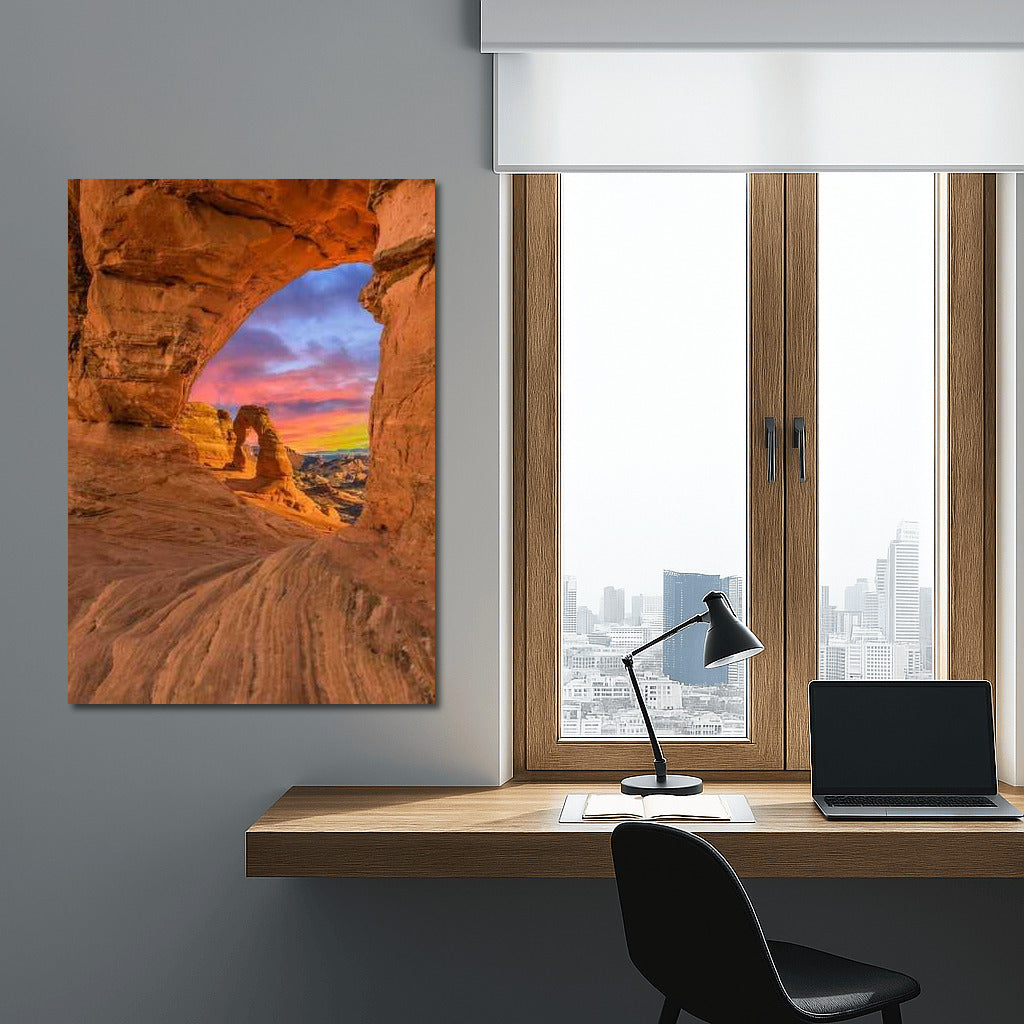 Sunset Arches of Utah: The Magnificence of Stone Forms