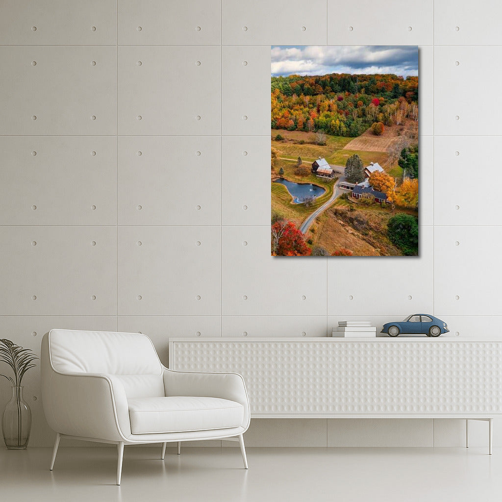 Autumn Comfort: Vibrant Colors of Vermont, USA