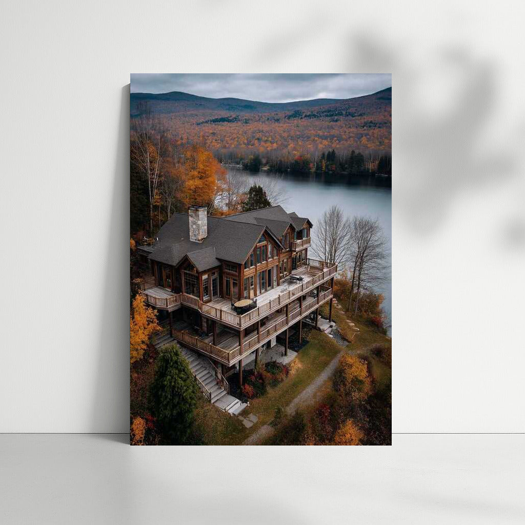 Vermont Autumn Charm: The Tranquility and Coziness of a Country Home