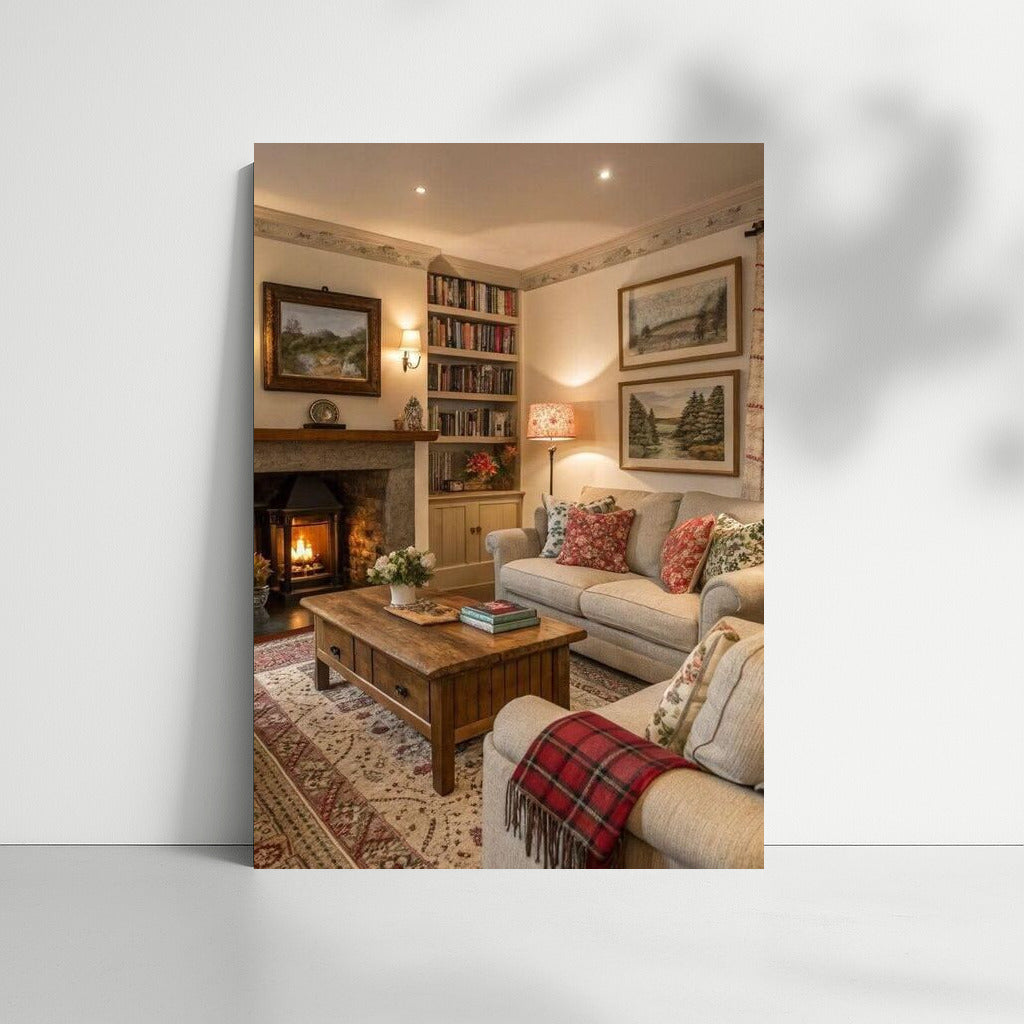 Warmth at the Fireplace Corner: Cozy Interiors