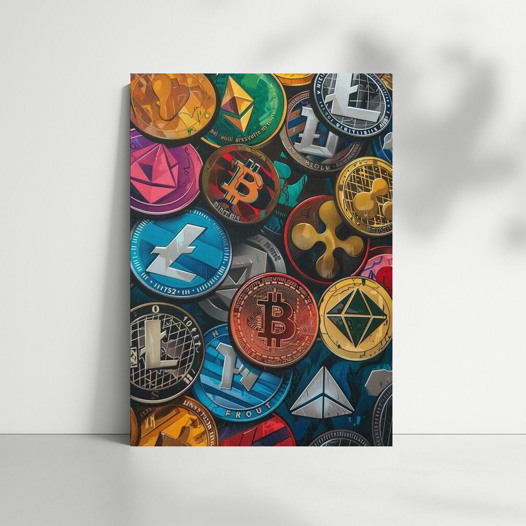 Cryptocurrency Color Explosion: Financial Inspiration