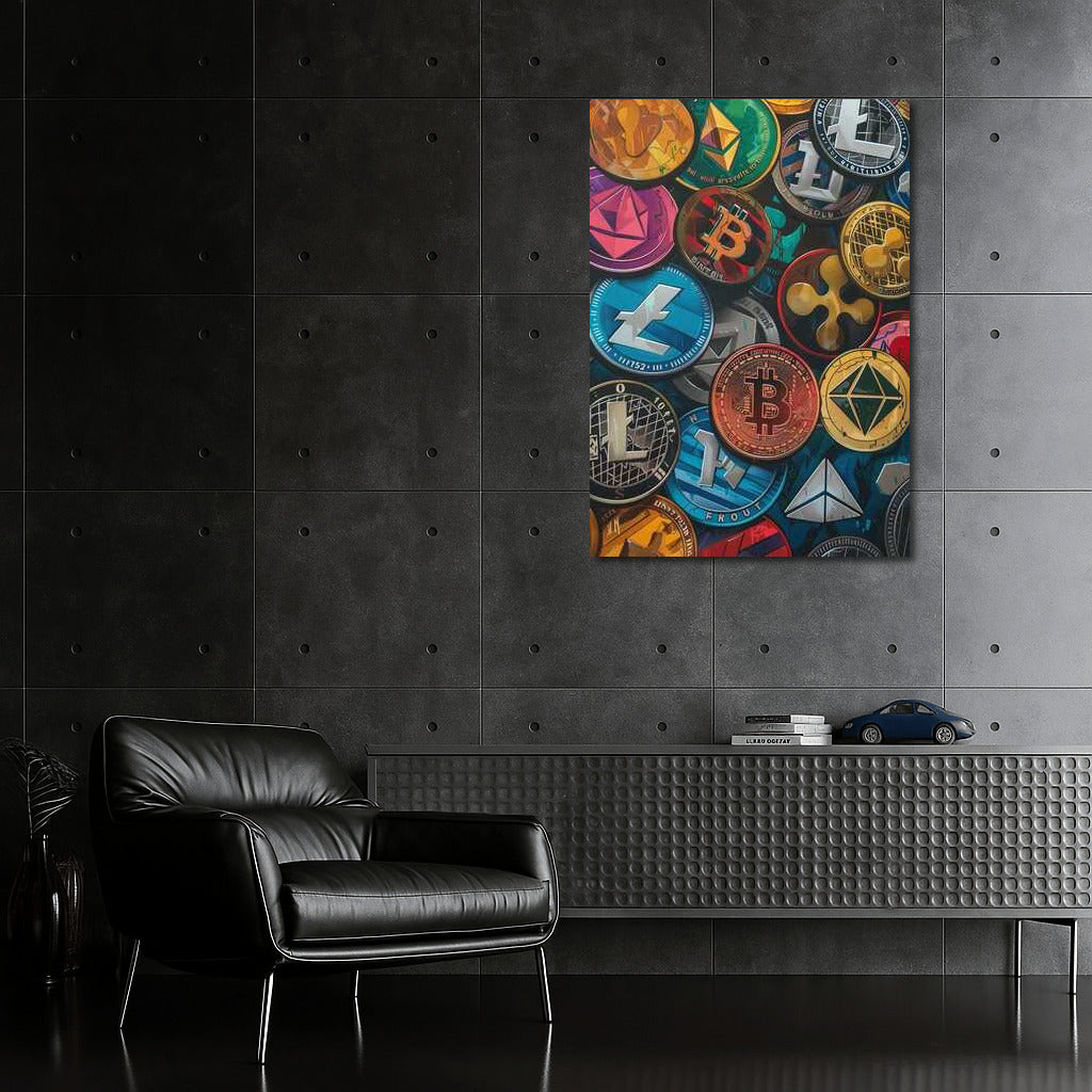Cryptocurrency Color Explosion: Financial Inspiration