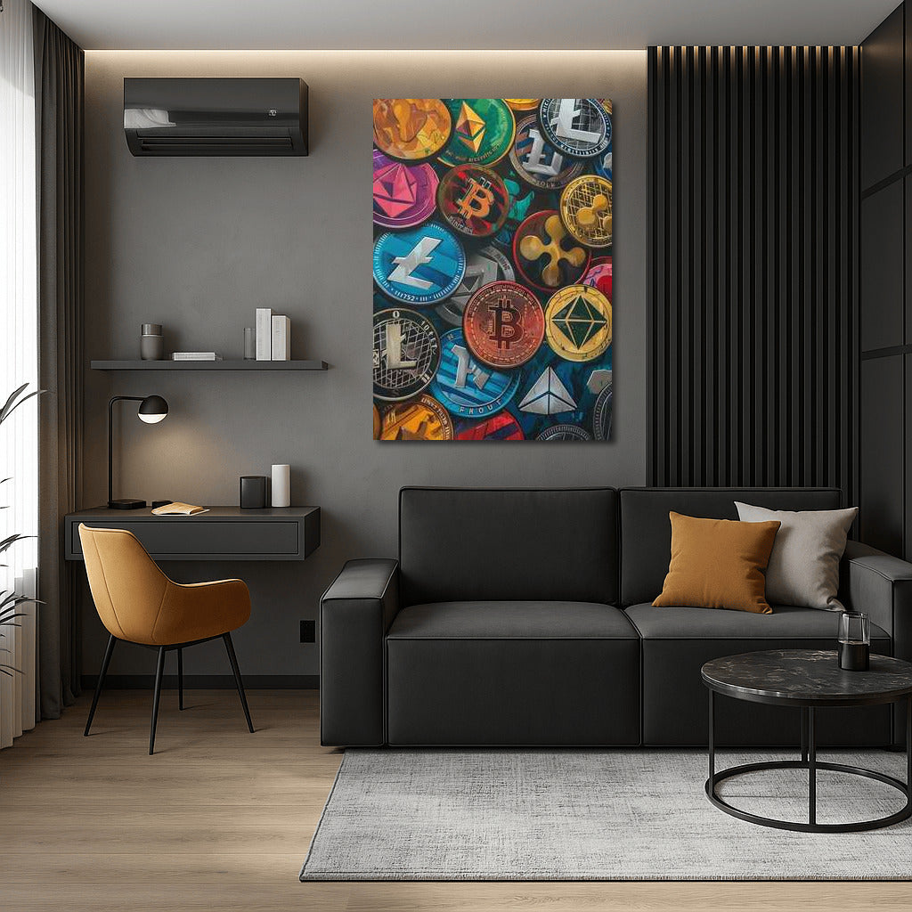 Cryptocurrency Color Explosion: Financial Inspiration