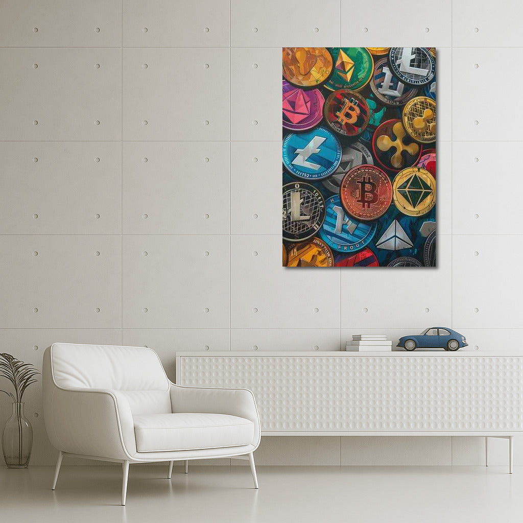 Cryptocurrency Color Explosion: Financial Inspiration