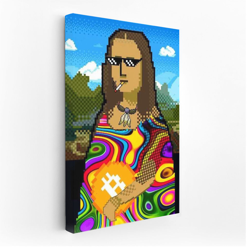 Cryptocurrency Vortex: Classic and Modern in Color