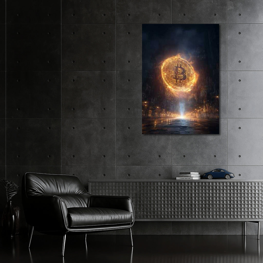 Blazing Bitcoin in the City of the Future: Cryptocurrency Metropolis