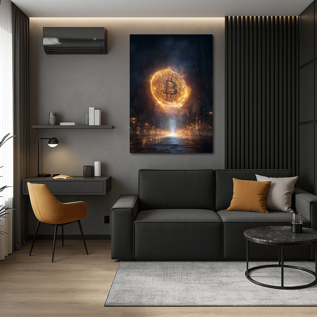 Blazing Bitcoin in the City of the Future: Cryptocurrency Metropolis