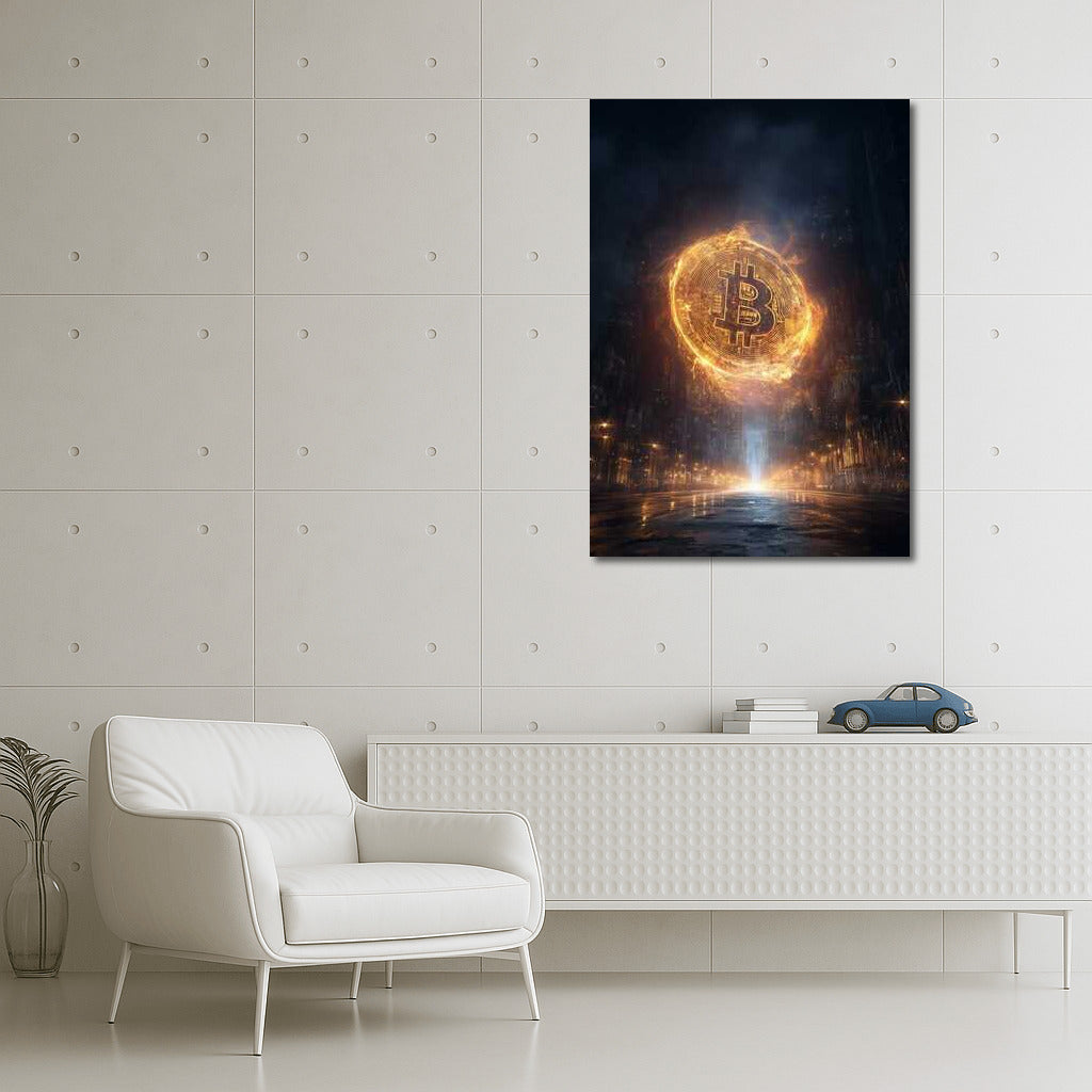 Blazing Bitcoin in the City of the Future: Cryptocurrency Metropolis