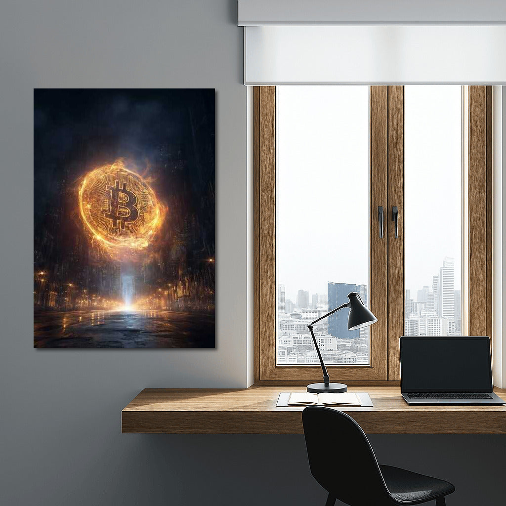 Blazing Bitcoin in the City of the Future: Cryptocurrency Metropolis