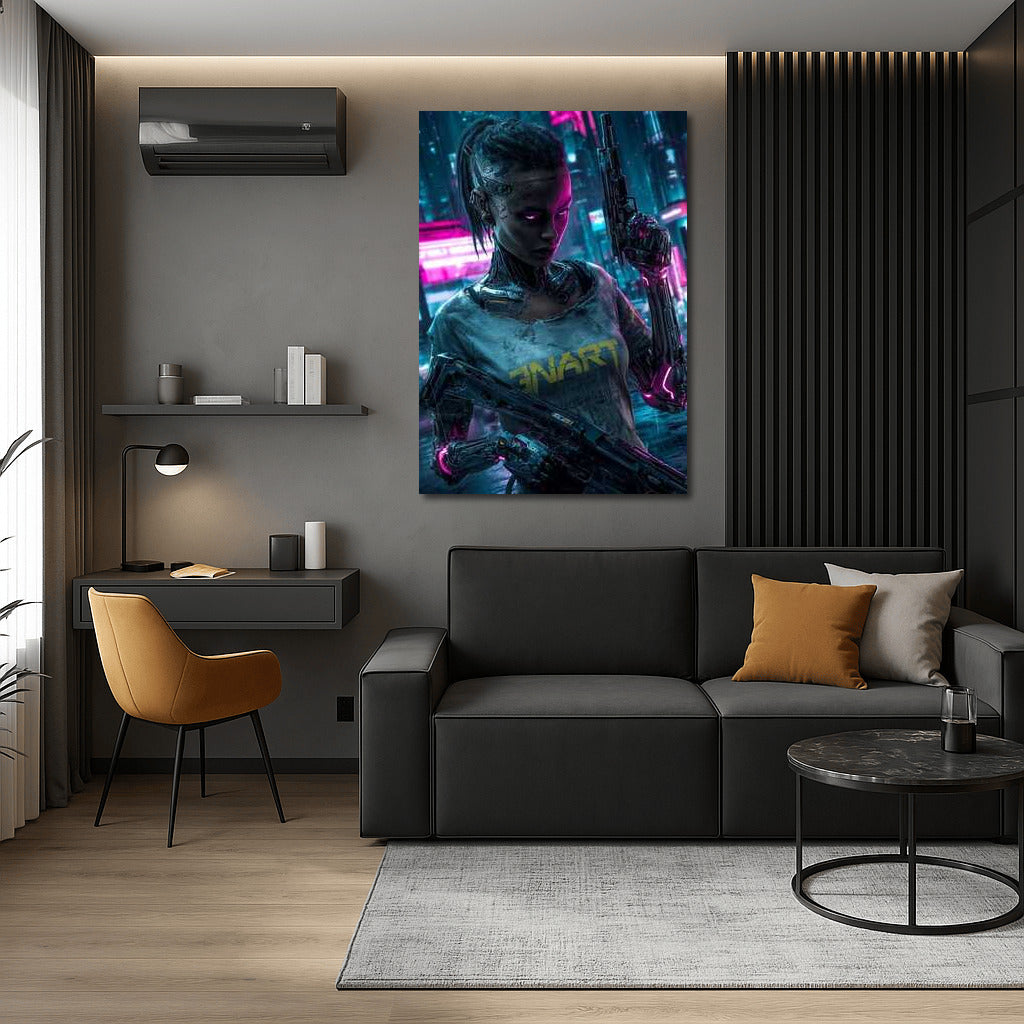 Neon City: Android Awakens in the World of Technology
