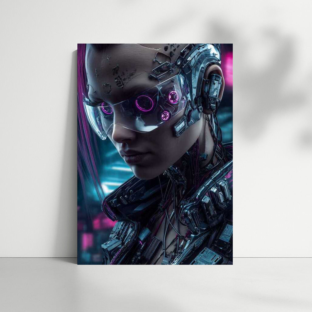 Neon Wanderer: A Mysterious Figure in the World of Cyberpunk