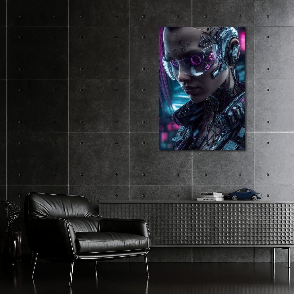 Neon Wanderer: A Mysterious Figure in the World of Cyberpunk