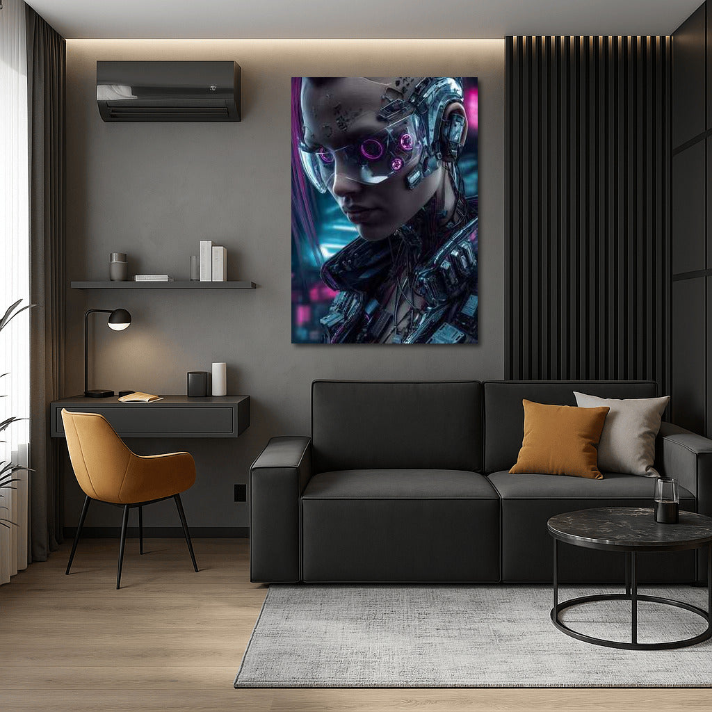 Neon Wanderer: A Mysterious Figure in the World of Cyberpunk