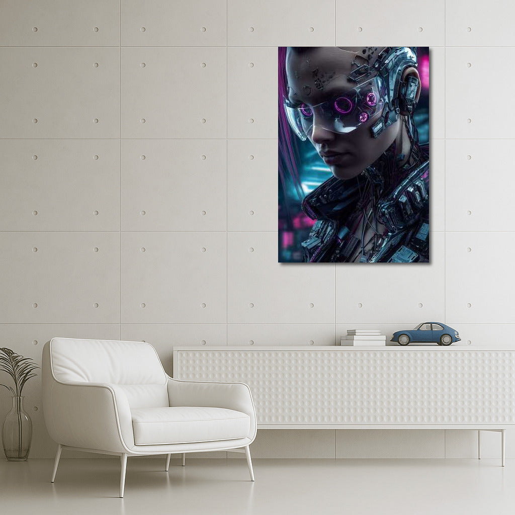 Neon Wanderer: A Mysterious Figure in the World of Cyberpunk