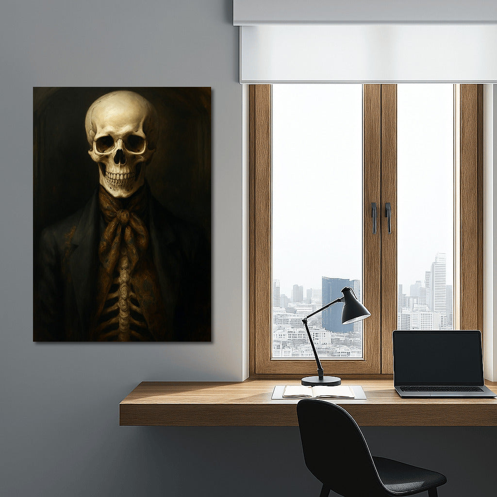 Skeleton in Ancient Costume: Dark Academia Aesthetics