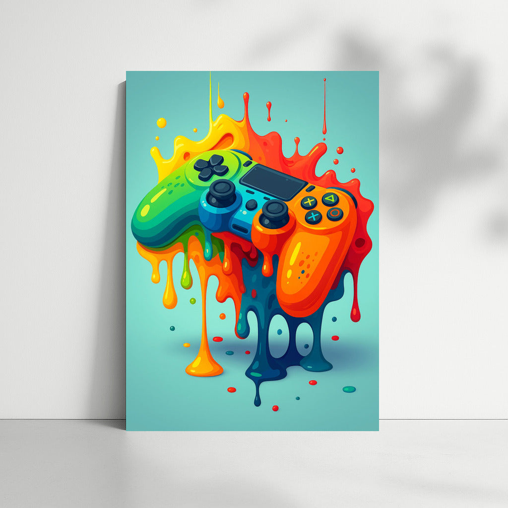 Bright Gamepad: Art of Gaming for the Wall