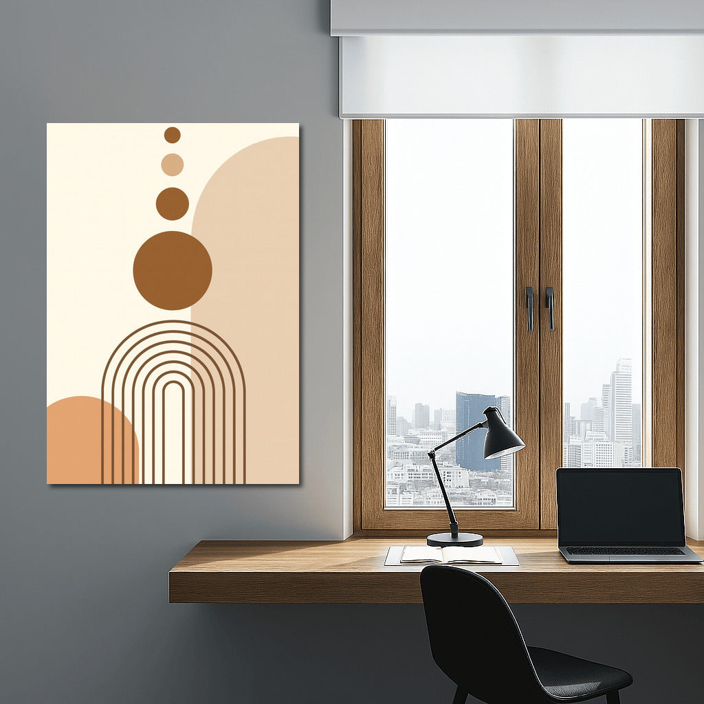 Geometric Harmony: Lines and Circles