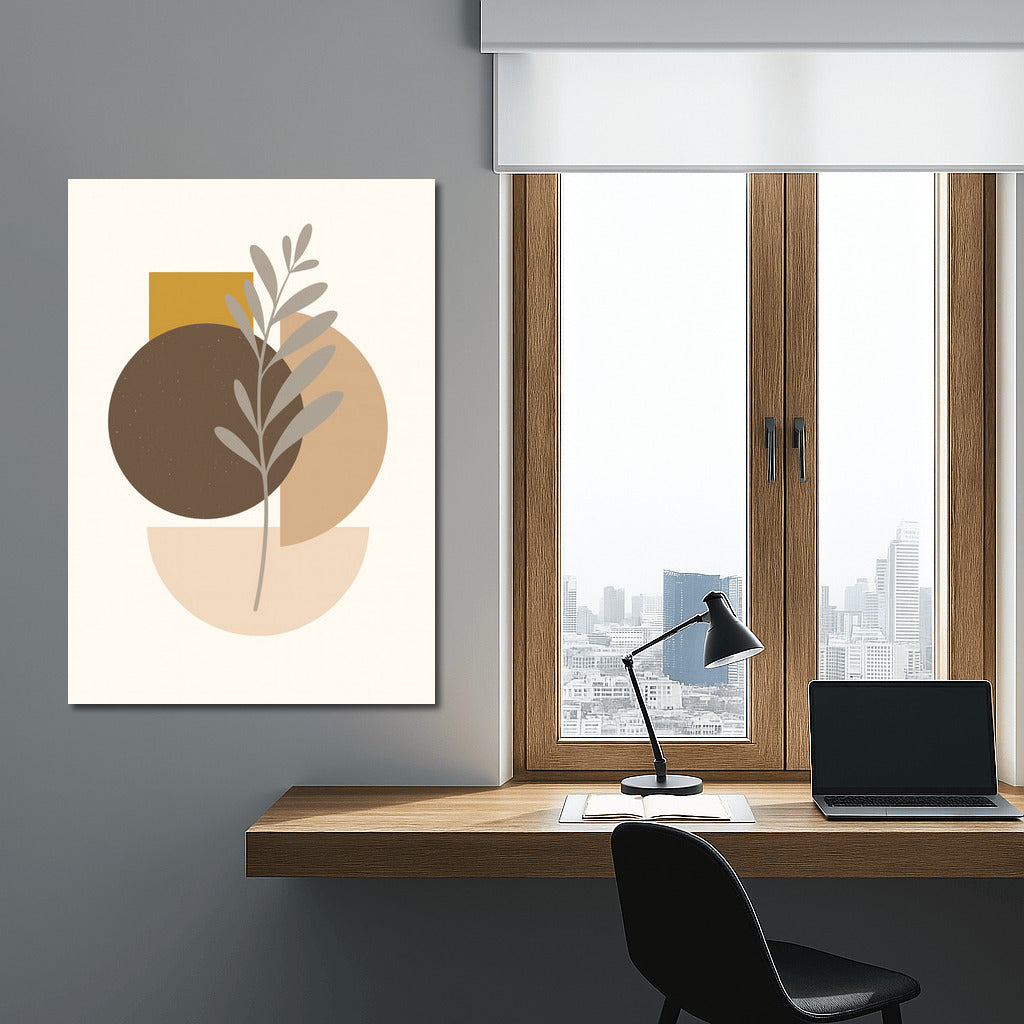 Geometric Harmony: Floral Elegy