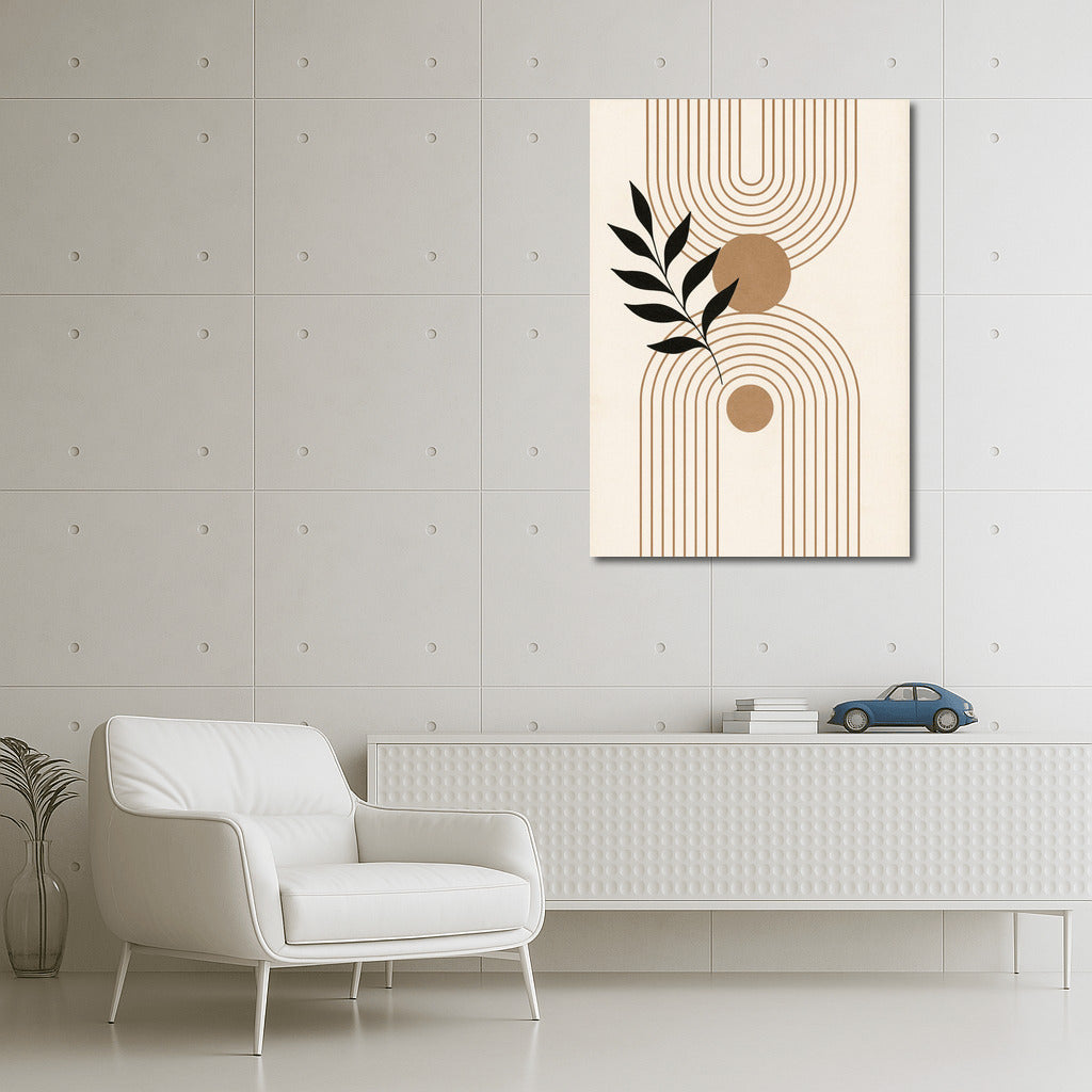 Harmony of Lines and Nature: Geometric Elegy