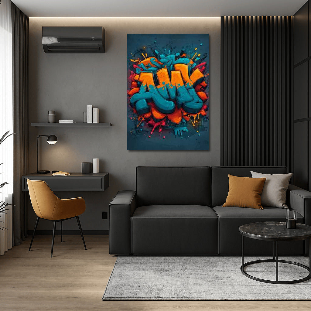 Explosion of Colors: Graffiti Dynamics